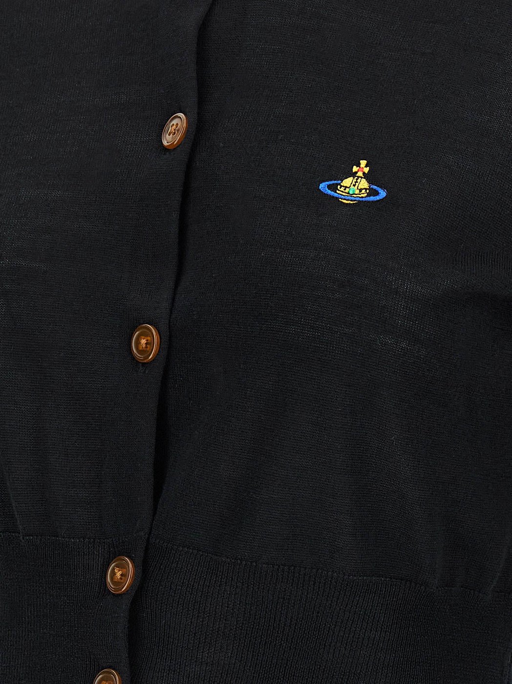 Vivienne Westwood Black Wool Cardigan