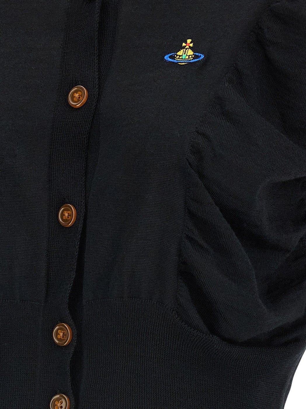 Vivienne Westwood Black Wool Cardigan