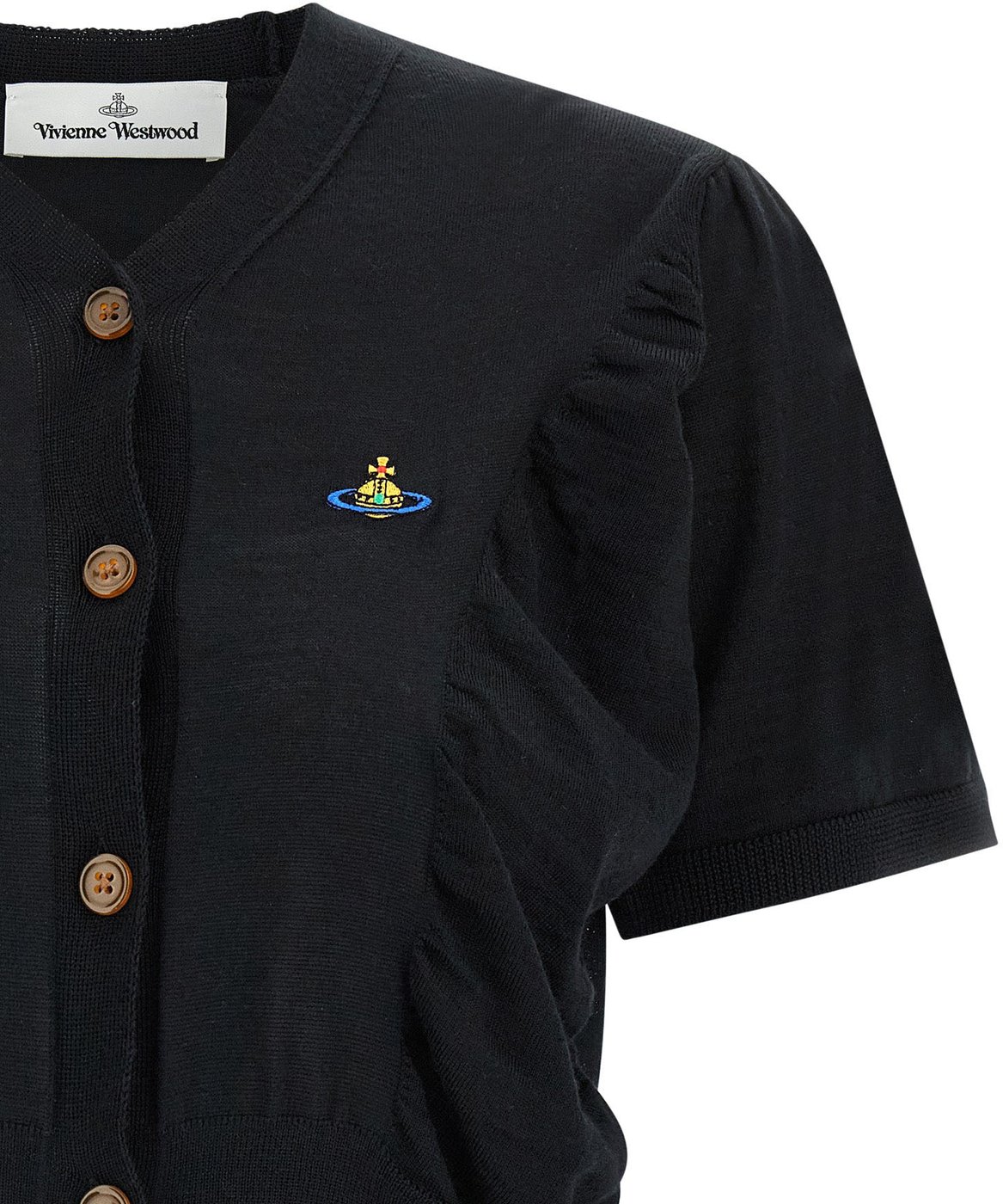 Vivienne Westwood Black Wool Cardigan