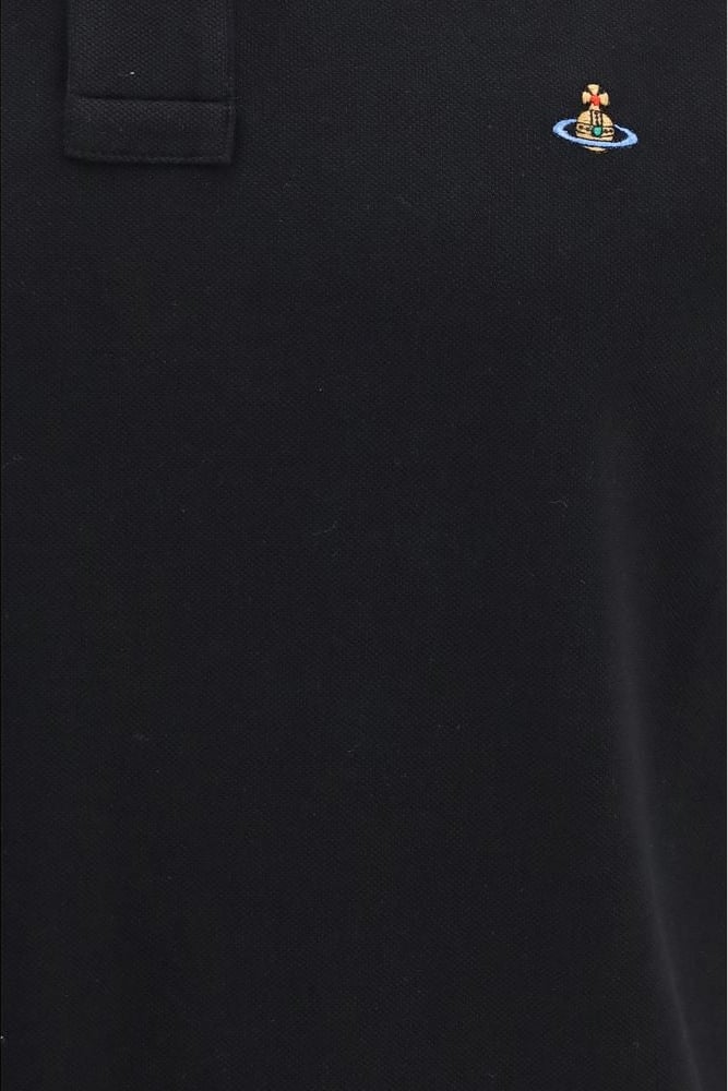 Vivienne Westwood Black Cotton Polo Shirt