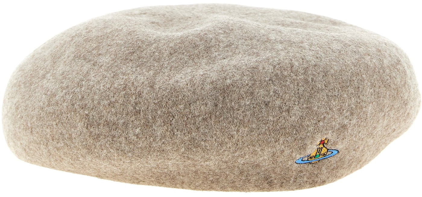 Vivienne Westwood Beige Wool Beanie