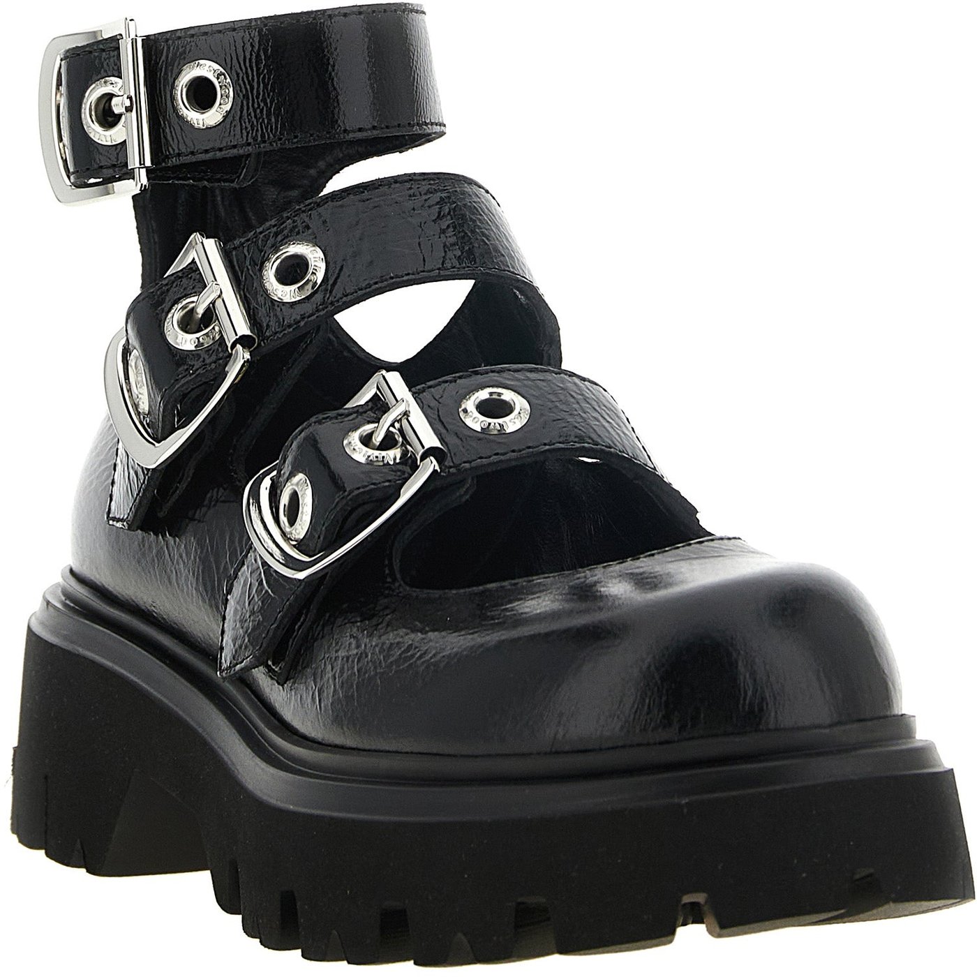 Vivienne Westwood Black Calfskin Ballet Flats