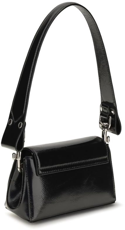 Vivienne Westwood Black Calf Leather Bos Taurus Shoulder Bag