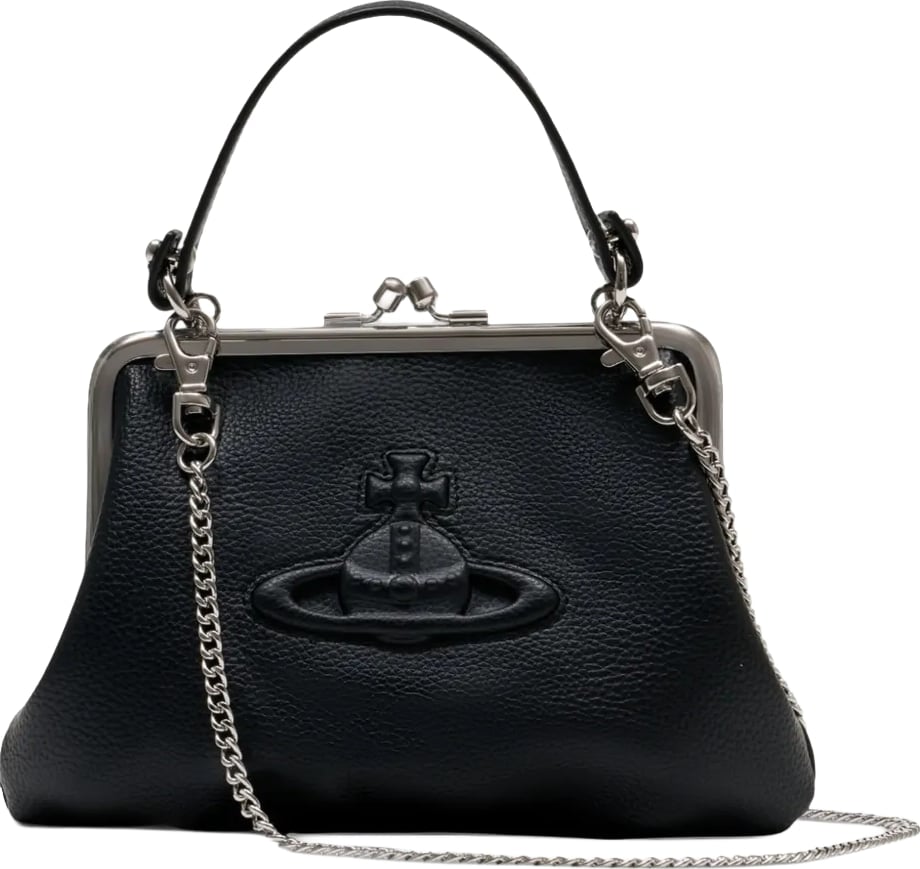Granny Frame Purse Black