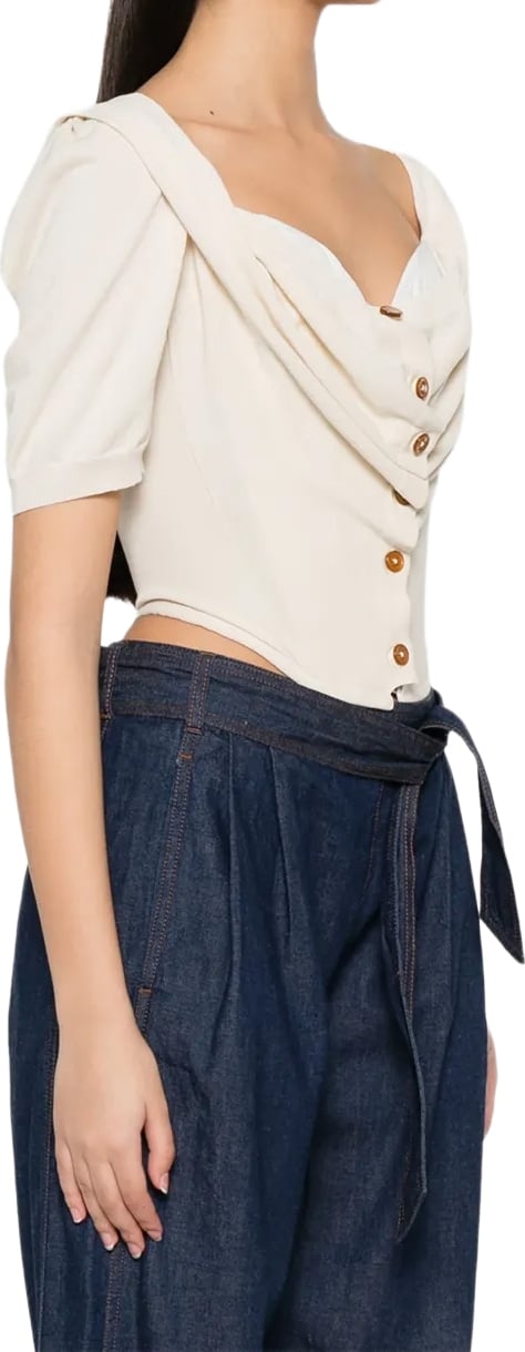 Bea Corset Cardi Cream