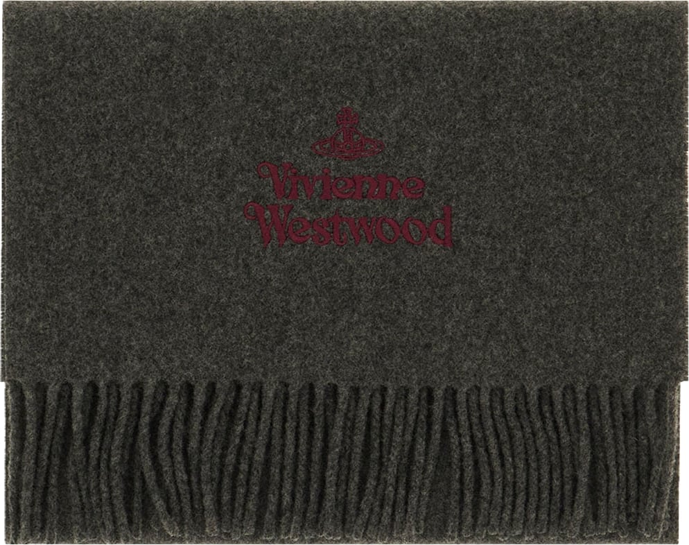 Vivienne Westwood Dark grey wool scarf