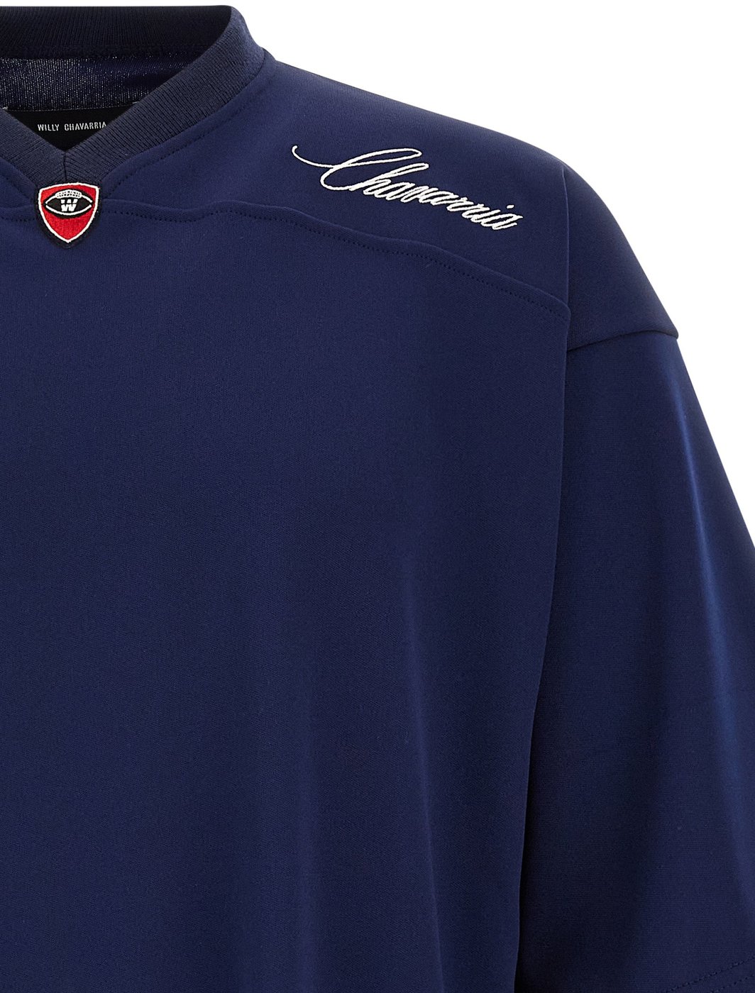 WILLY CHAVARRIA Blue Polyester Sportswear