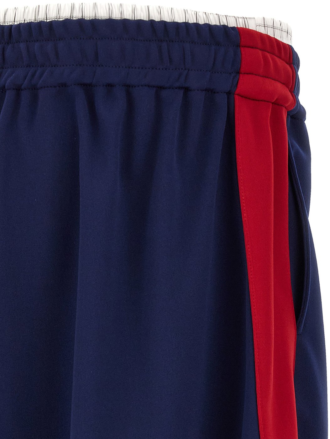 WILLY CHAVARRIA Blue Polyester Bermuda Shorts