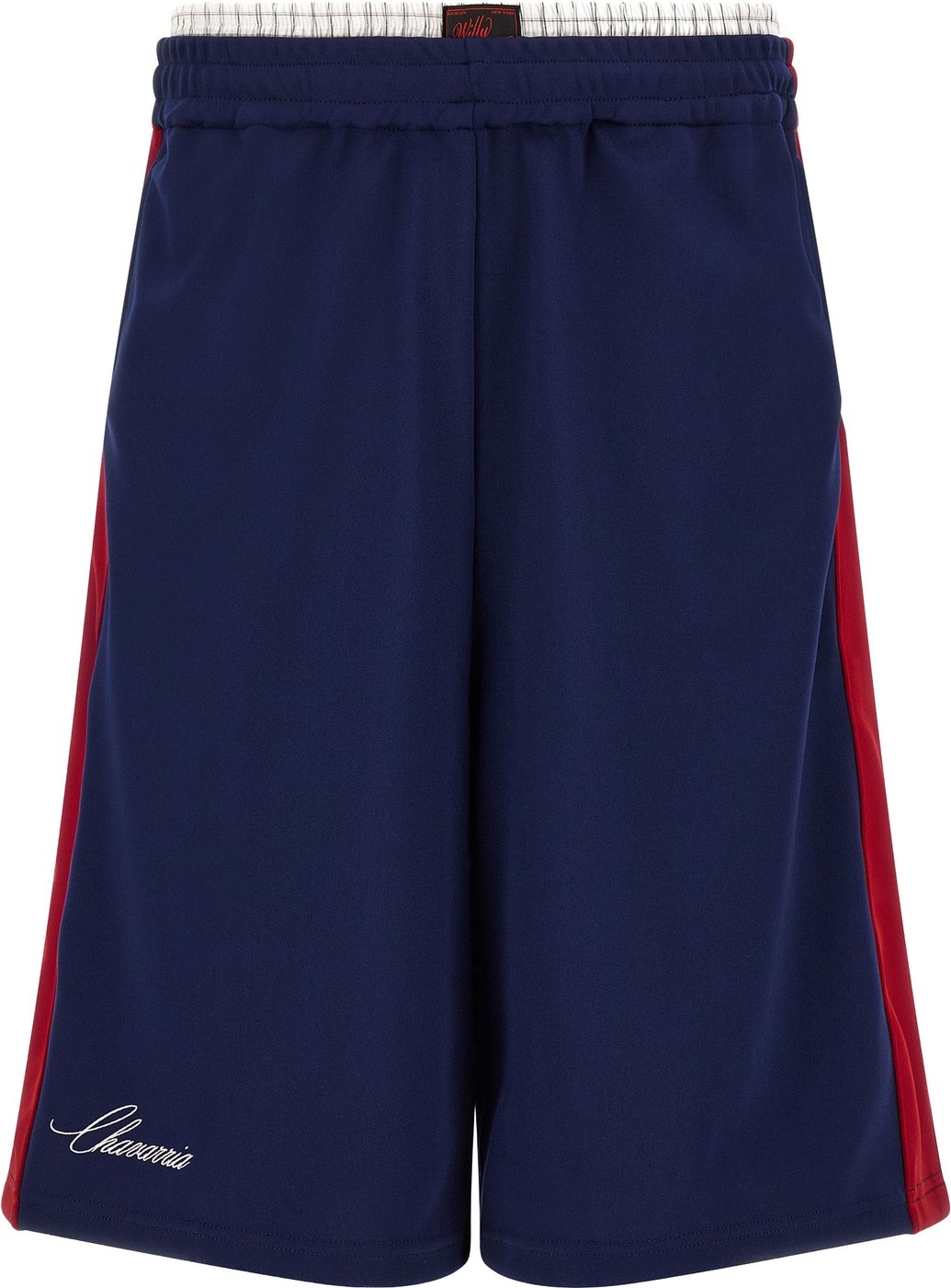WILLY CHAVARRIA Blue Polyester Bermuda Shorts