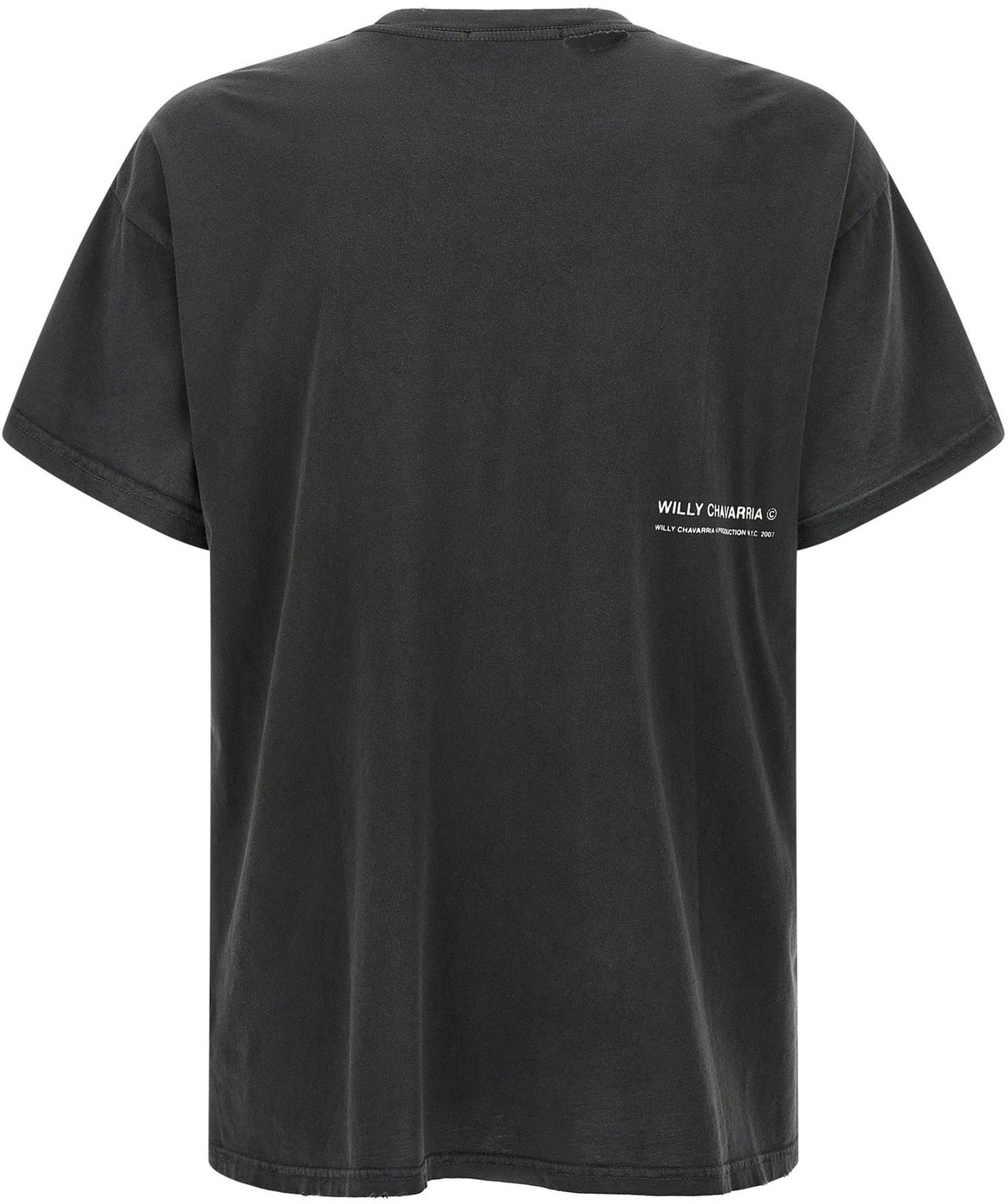 WILLY CHAVARRIA Black Cotton T-Shirt