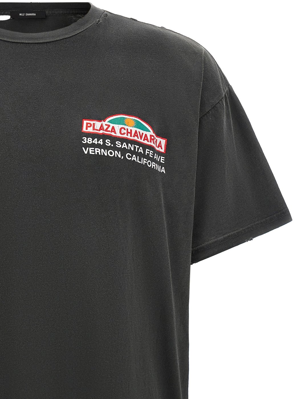 WILLY CHAVARRIA Black Cotton T-Shirt