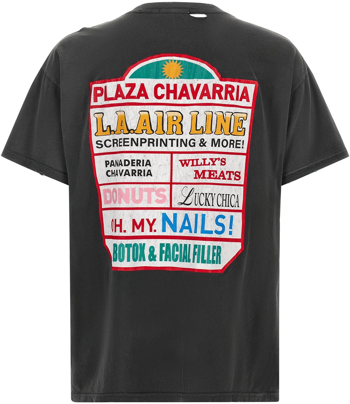 WILLY CHAVARRIA Black Cotton T-Shirt