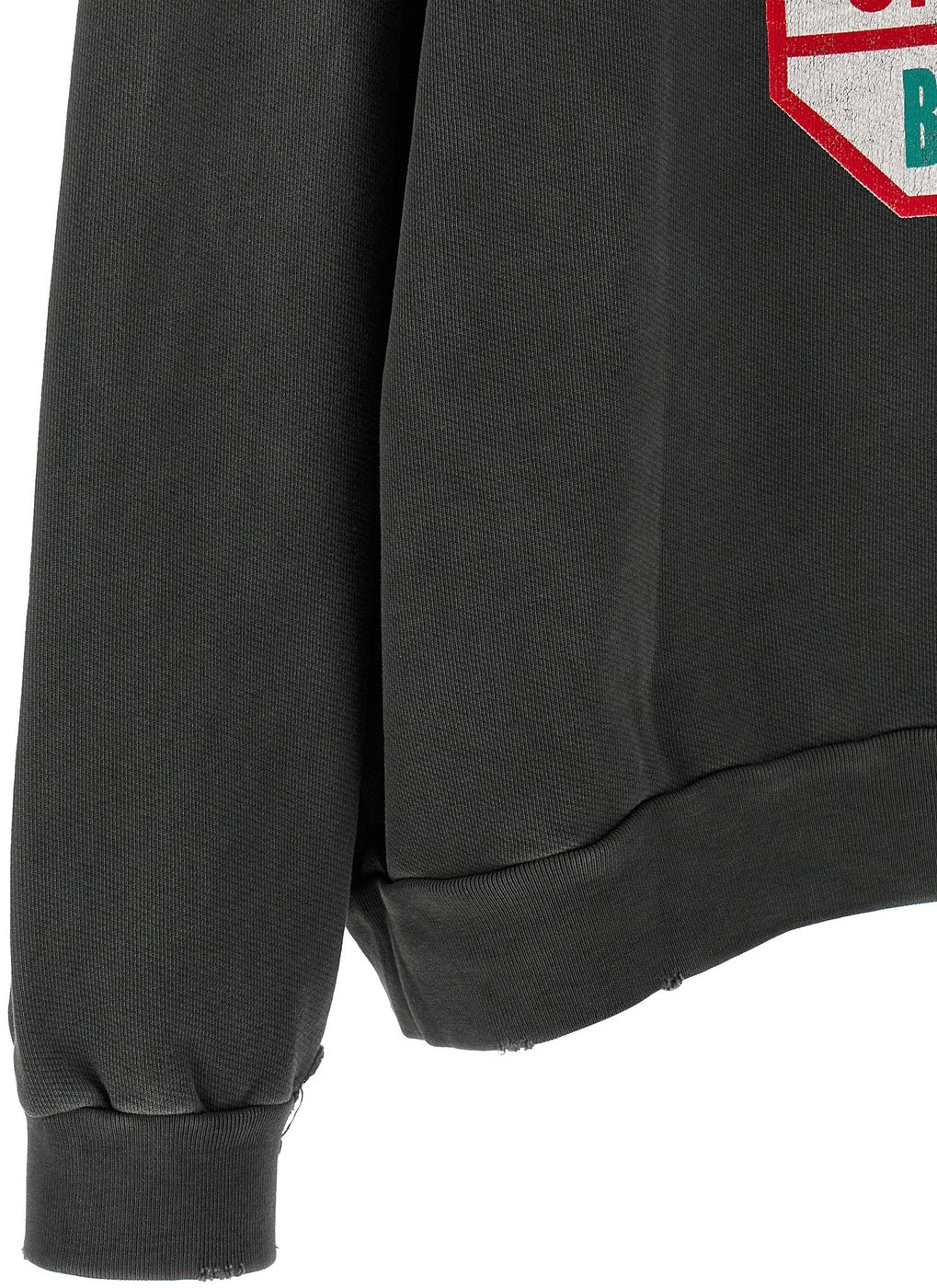 WILLY CHAVARRIA Black Cotton Sweatshirt