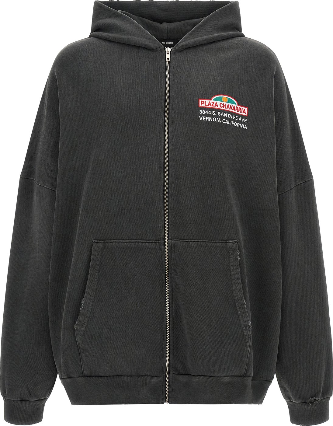 WILLY CHAVARRIA Black Cotton Sweatshirt