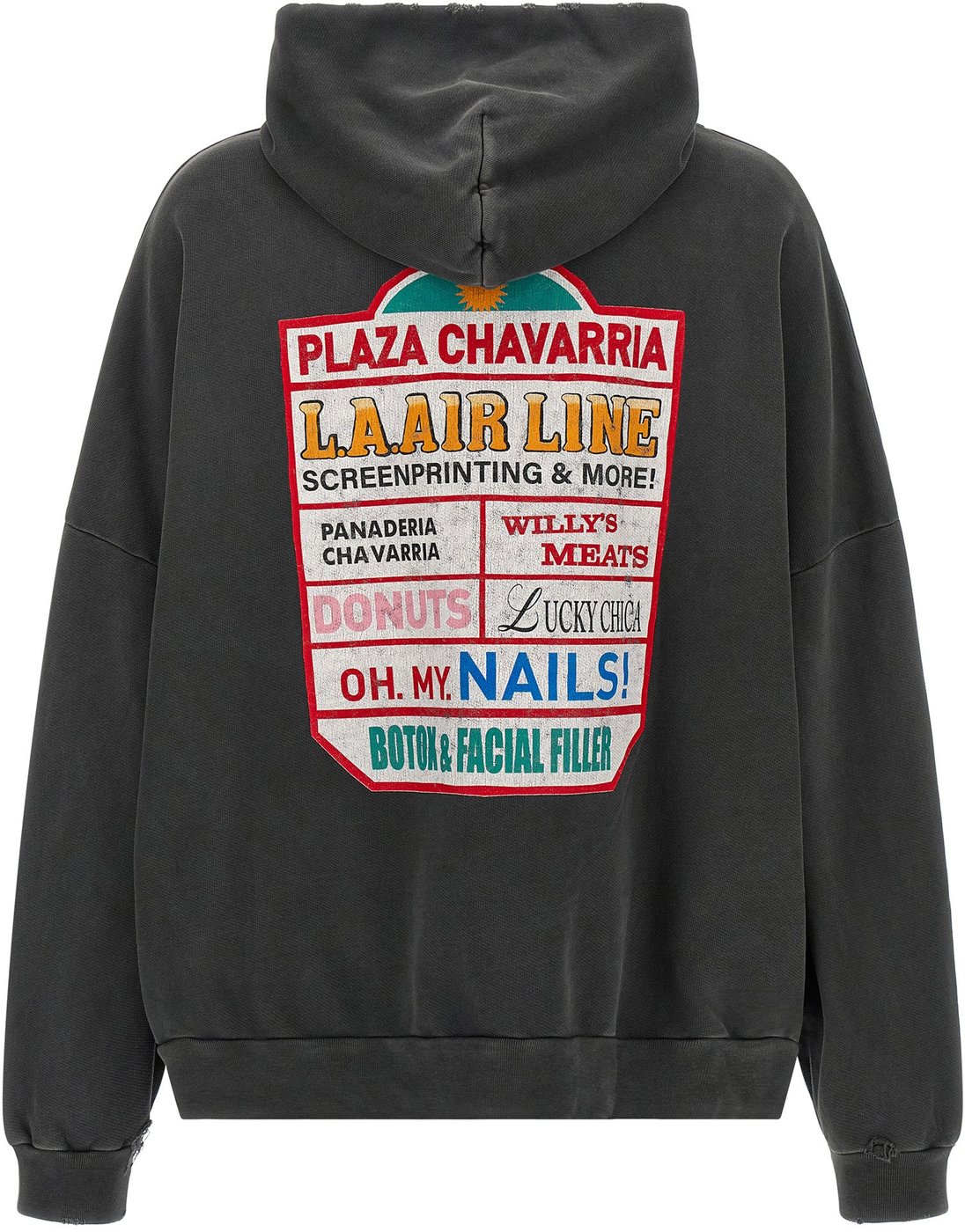 WILLY CHAVARRIA Black Cotton Sweatshirt