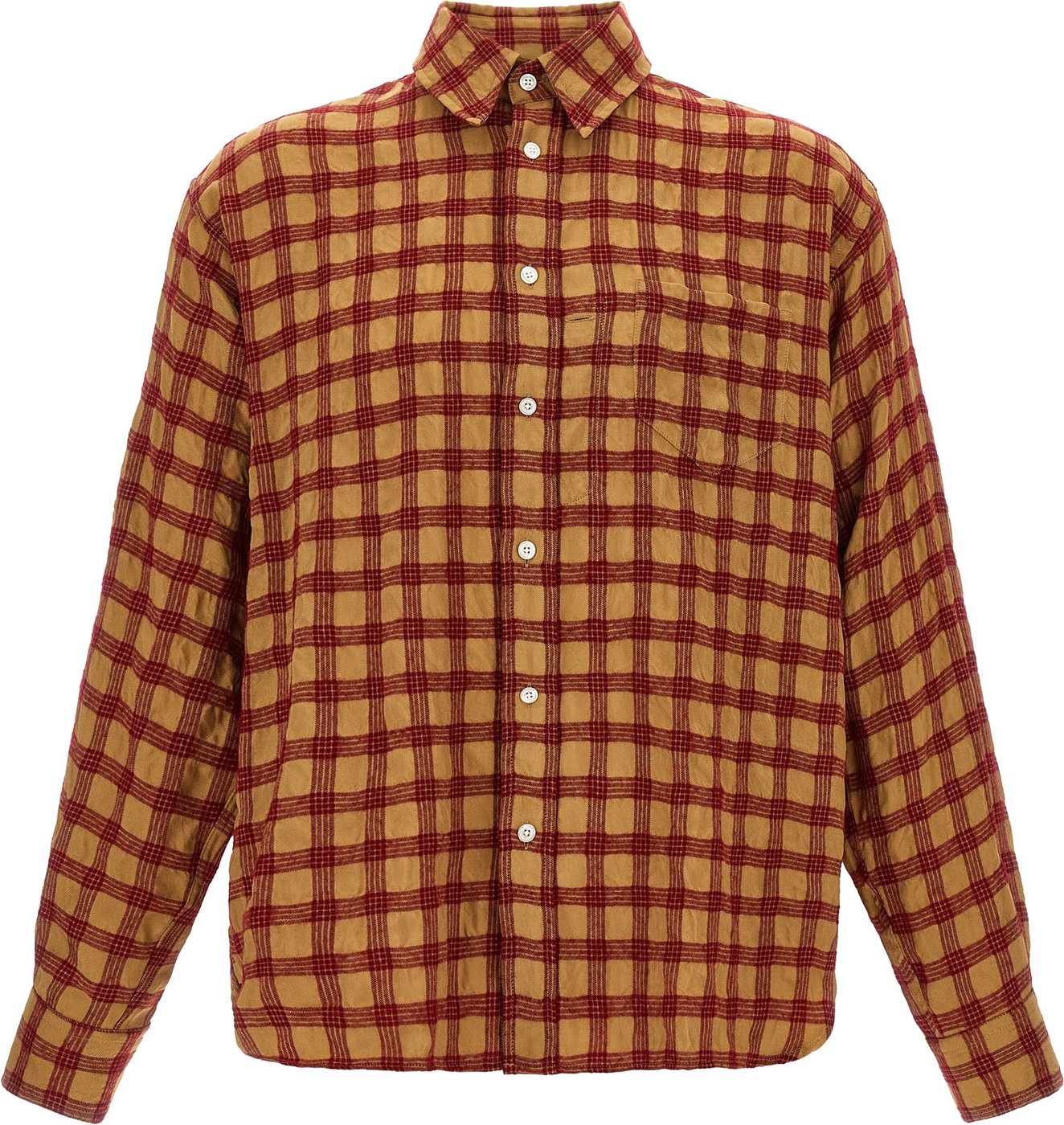 WILLY CHAVARRIA Bordeaux Viscose Blouse
