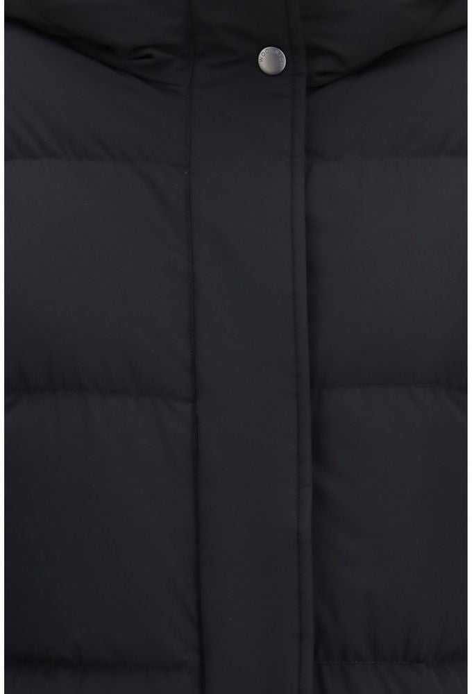 Woolrich Black Polyamide Coat