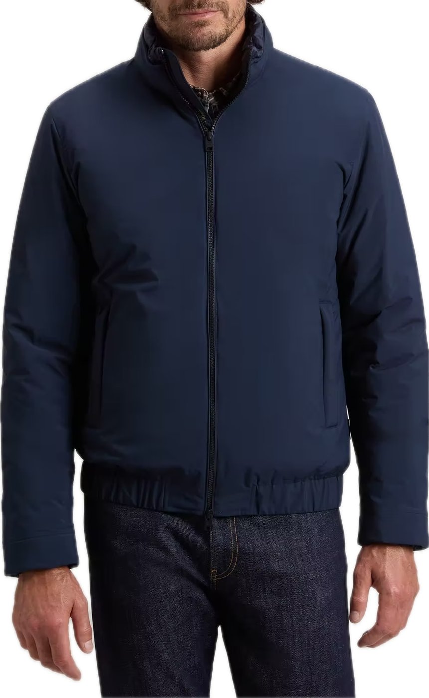 Cloud Lewis Bomber Melton Blue
