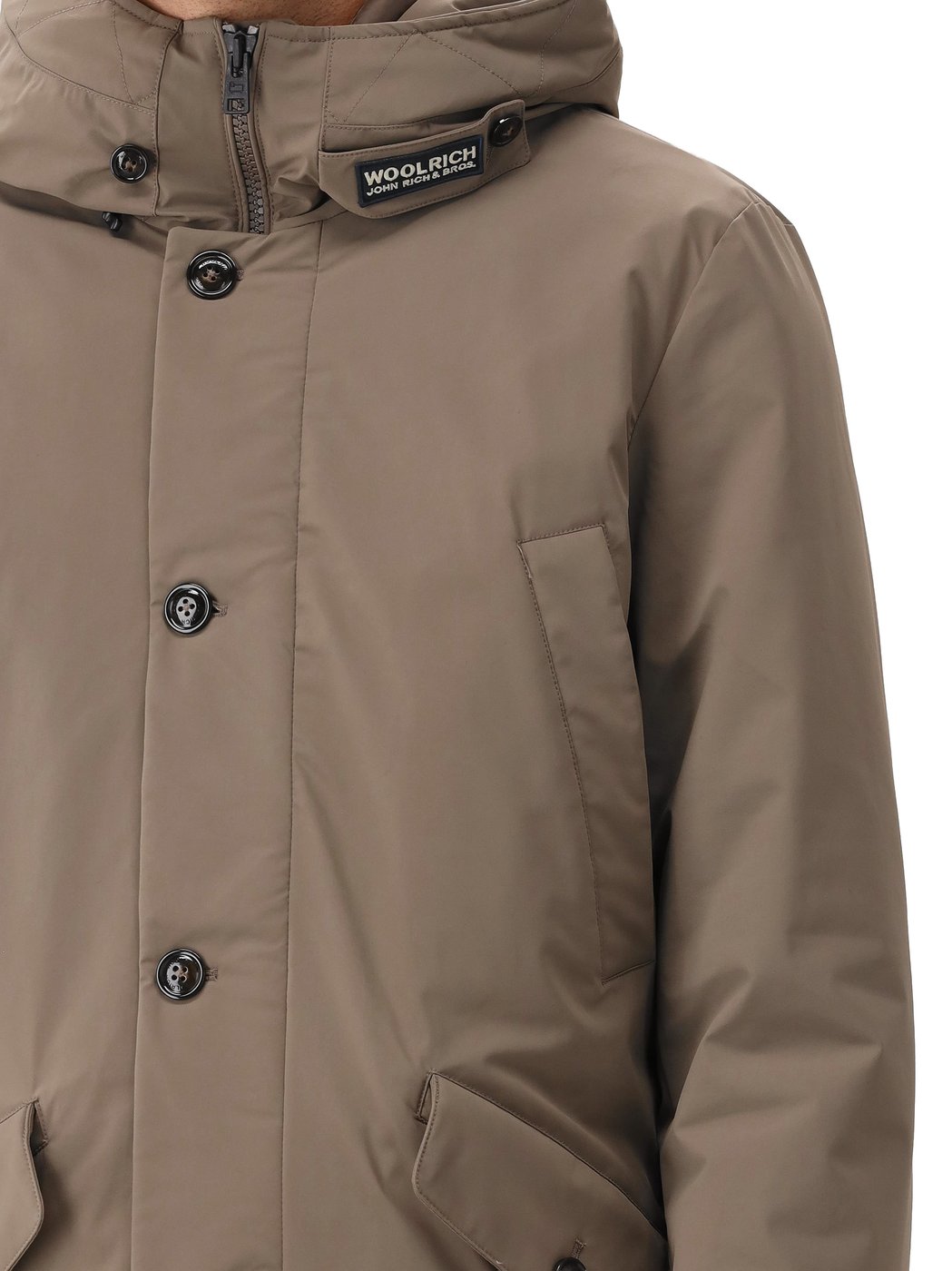 Woolrich Jas Bruin Stretch Parka