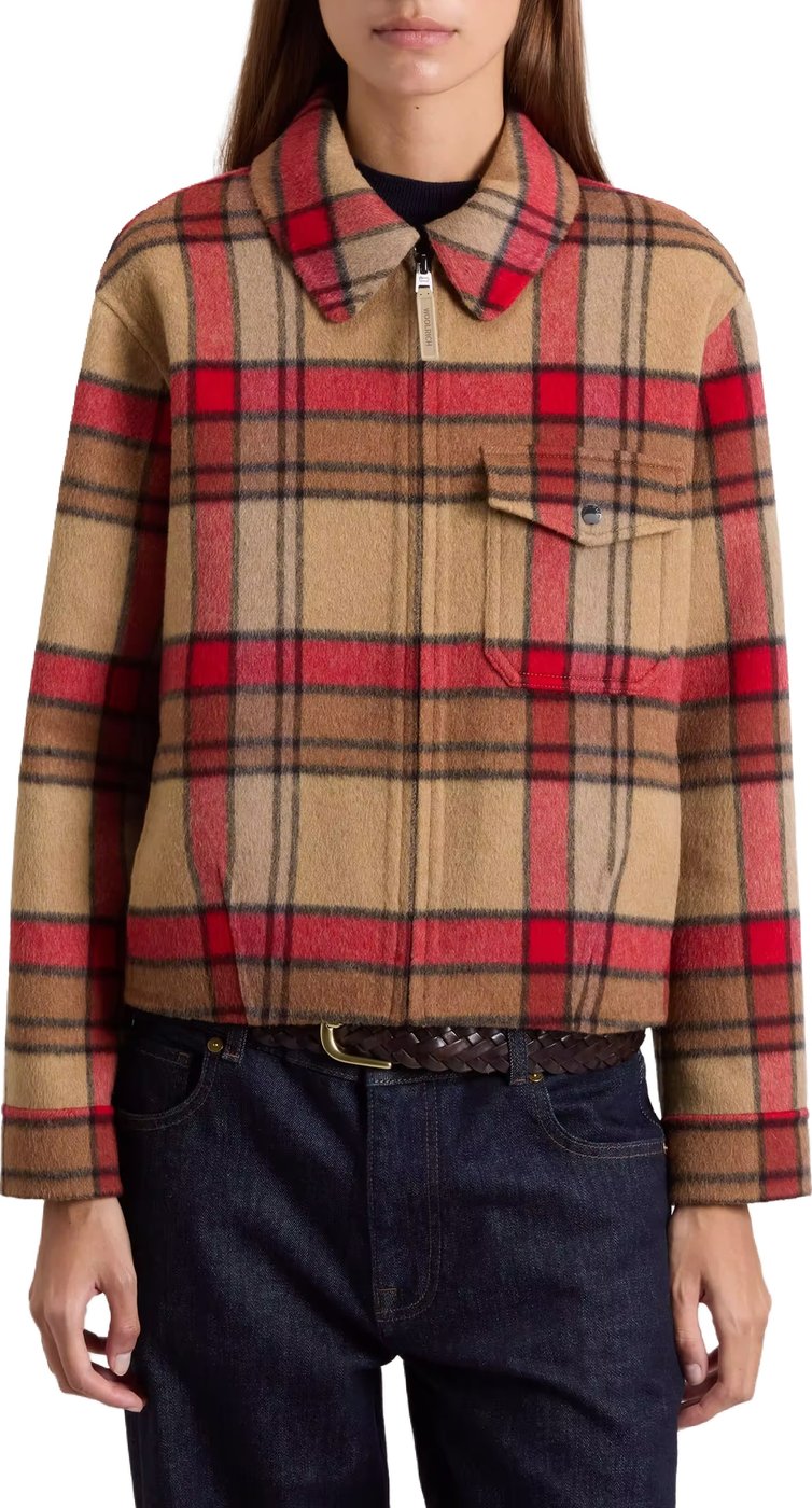 Light double wool jacket