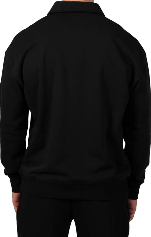 ASTI POLO SWEATER - BLACK