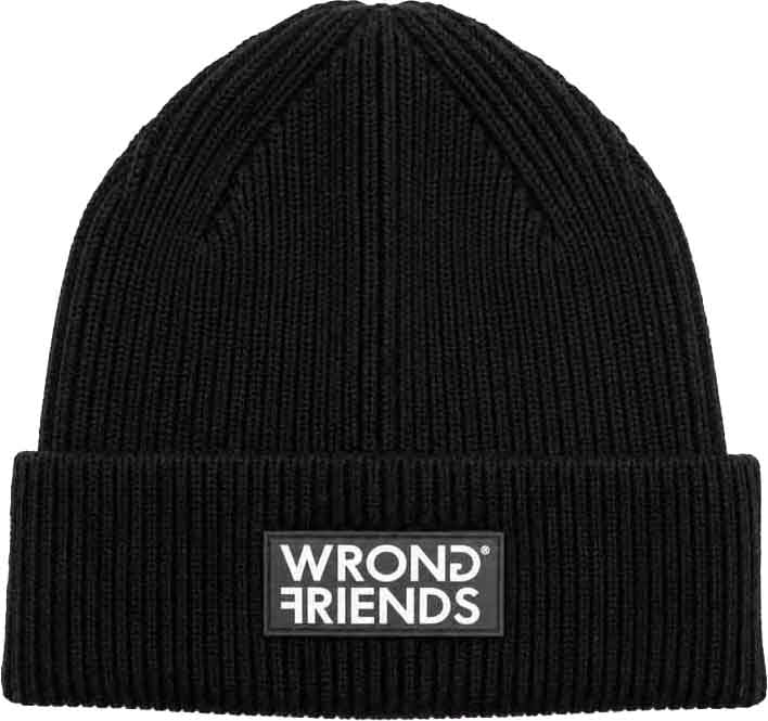 CLASSIC LOGO BEANIE - BLACK
