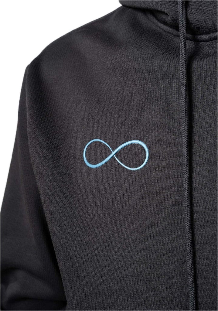 GUNNAR ZIPPED HOODIE - STONE GREY