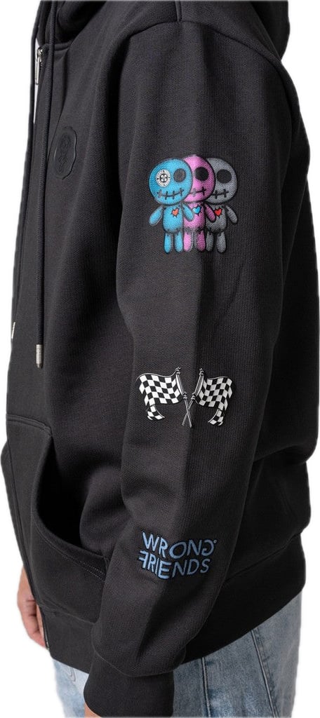 GUNNAR ZIPPED HOODIE - STONE GREY