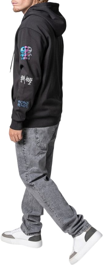 GUNNAR ZIPPED HOODIE - STONE GREY