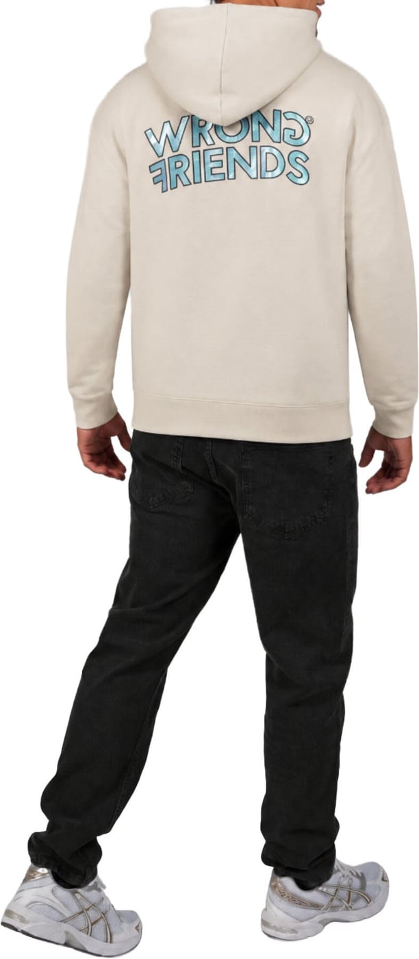 HUDSON ZIPPED HOODIE - SAND