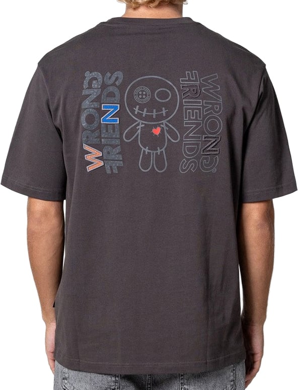 NELSON T-SHIRT - STONE GREY