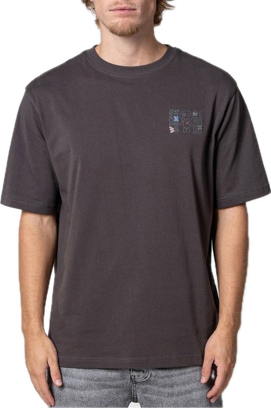 NELSON T-SHIRT - STONE GREY