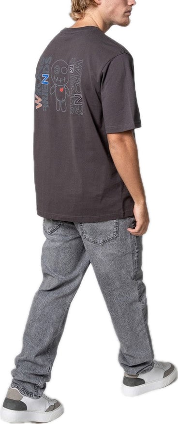 NELSON T-SHIRT - STONE GREY