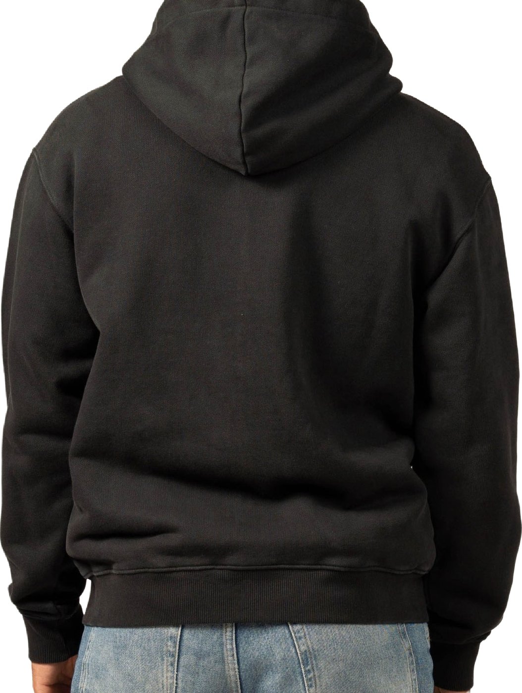PORI ZIPPED HOODIE - BLACK