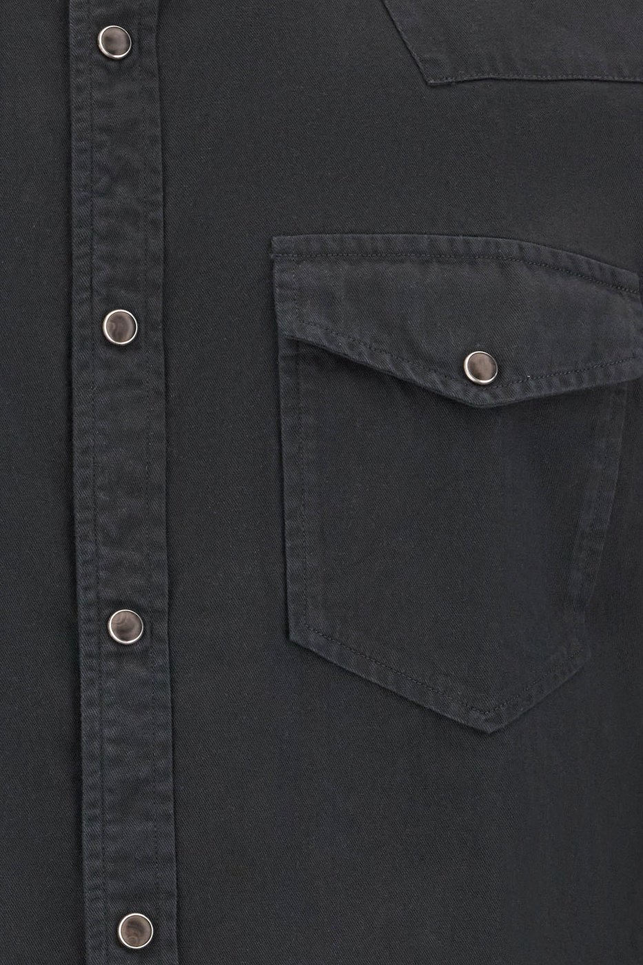 Xacus Black cotton shirt