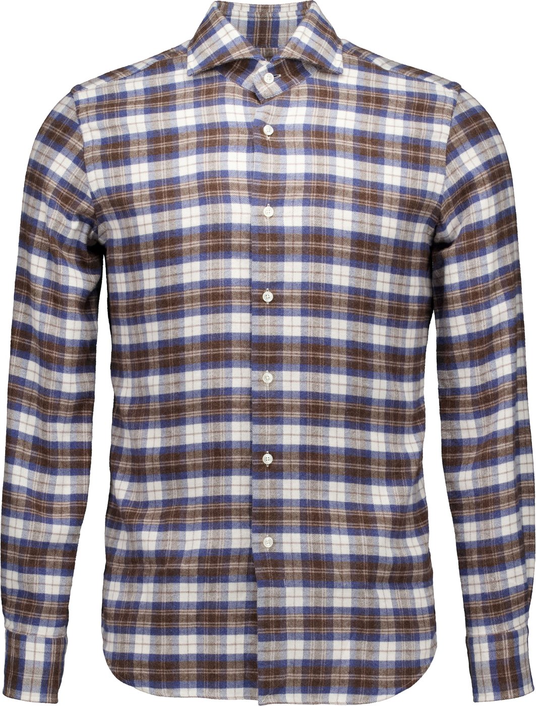 Xacus Washed Shirt Lange Mouw Overhemden Bruin 721ml/31330