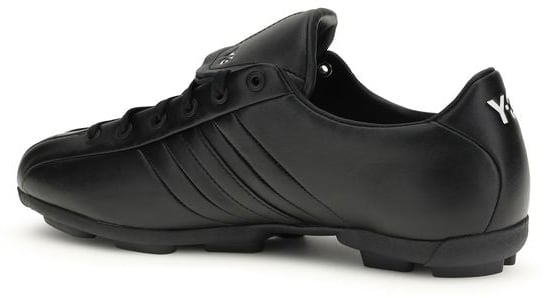 Y-3 Black Calf Leather Bos Taurus Athletic Sneakers