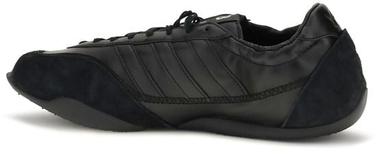Y-3 Black Calf Leather Bos Taurus Athletic Sneakers