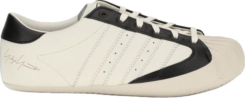 Y-3 White Calf Leather Bos Taurus Low Top Sneakers