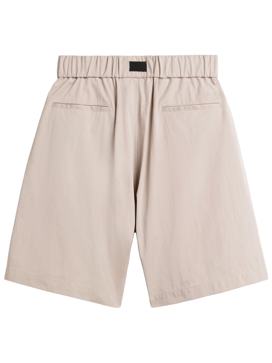 Lightweight Cotton-Blend Ring Detail Shorts