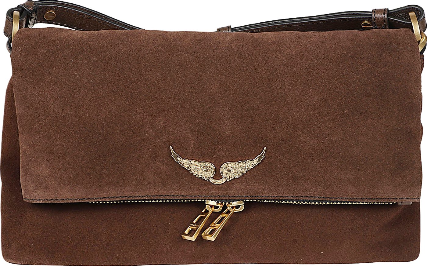 Rocky Ii Suede Bag Brown