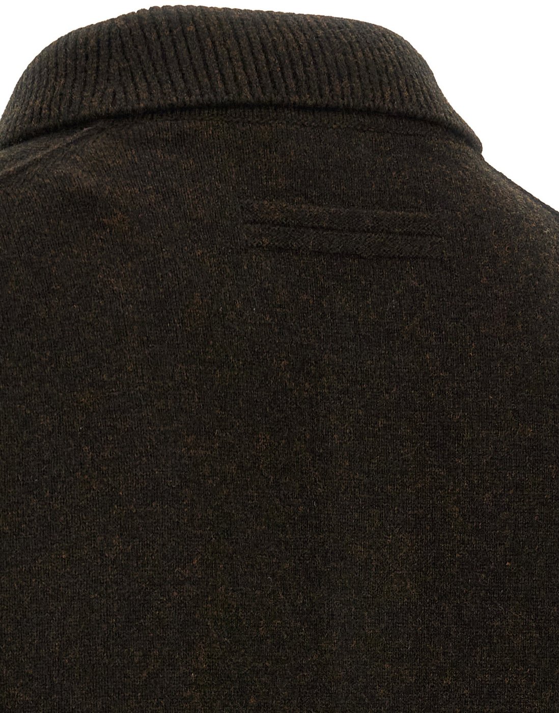 ZEGNA Brown Wool Polo Shirt