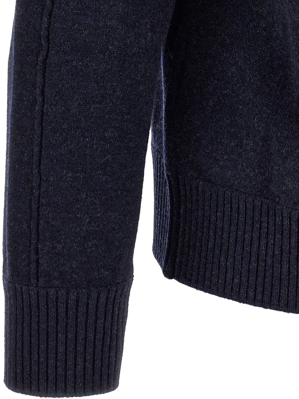 ZEGNA Blue Wool Polo Shirt