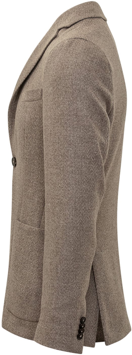 Blazer Monopetto con Tasche Applicate