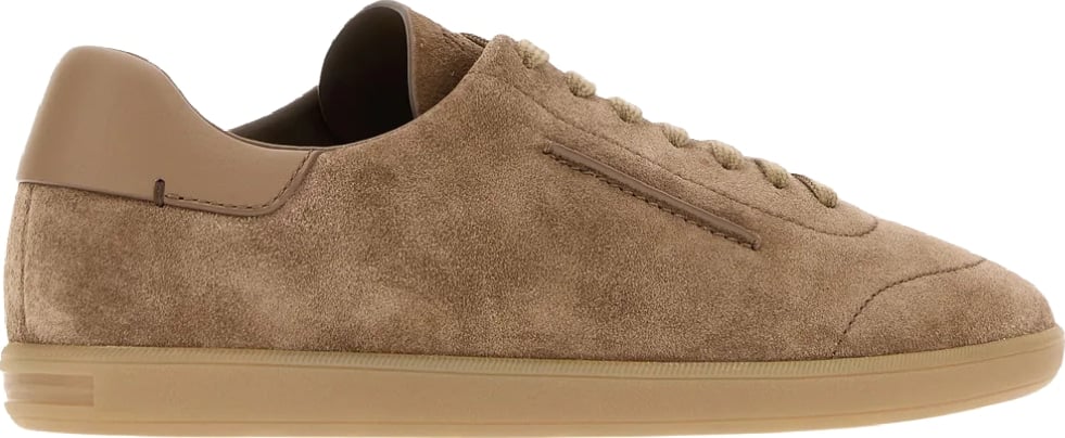 Zegna Biscuit suede sneakers Beige