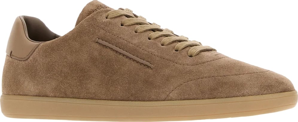 Zegna Biscuit suede sneakers Beige
