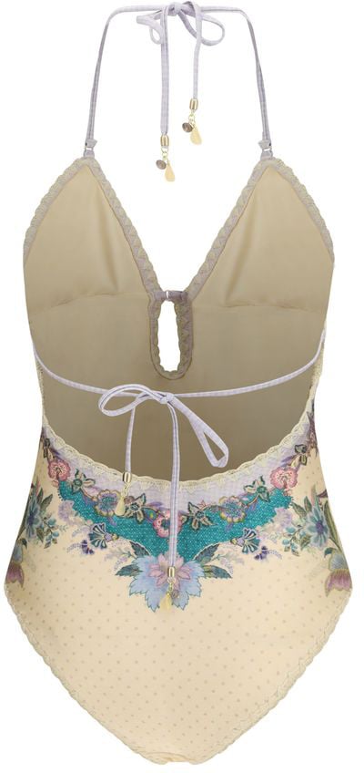 Zimmermann Beige Polyamide One-Piece Swimsuit