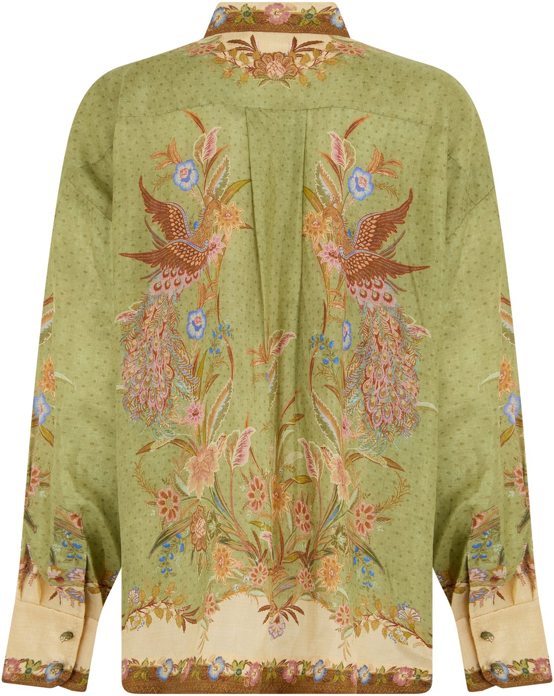 Printed silk shirt