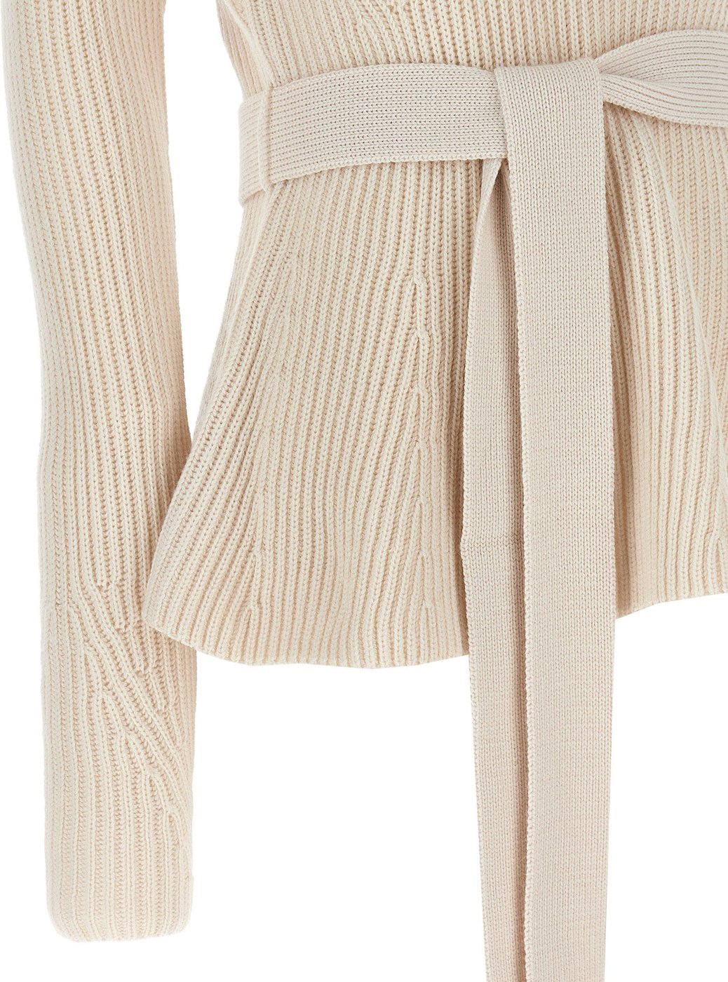 Zimmermann Beige Merino Wool Cardigan