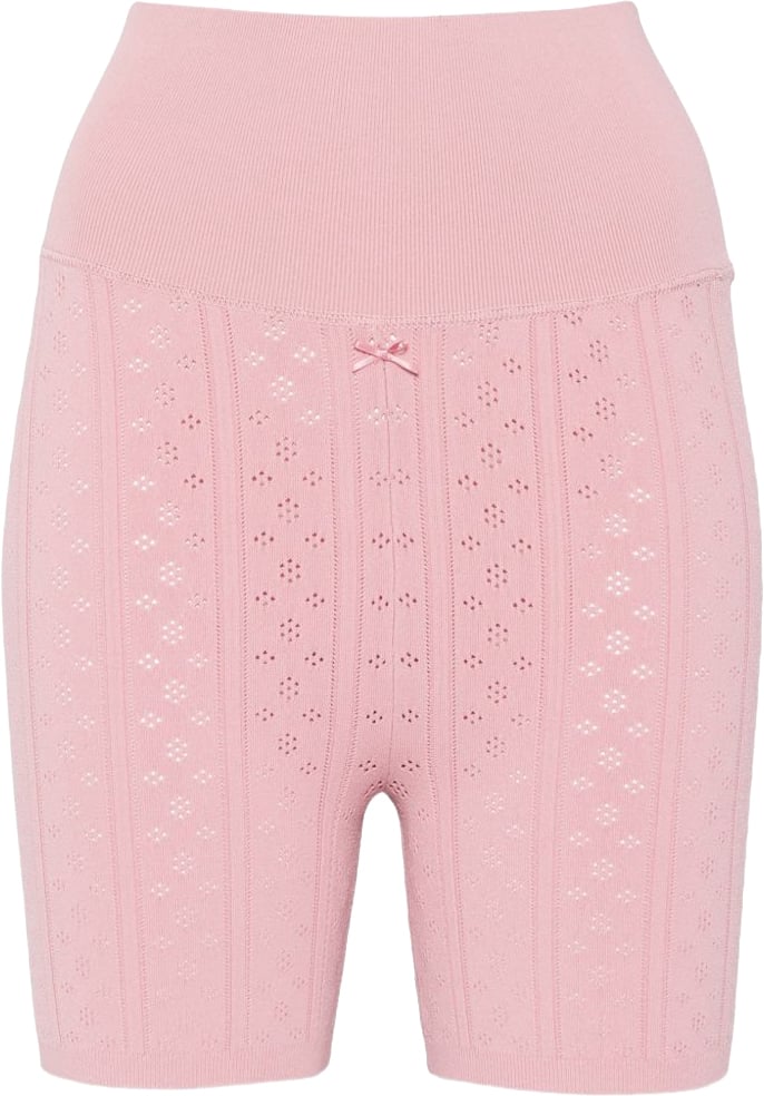032C JW Anderson Pointelle Knit Bow Shorts